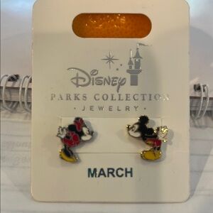 Disney Parks Collection Mickey & Minnie Earrings - Red, Black, Yellow